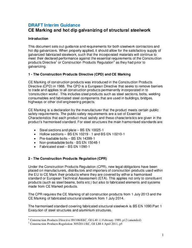 CE Mark Guidance for Fabricators and Finishers